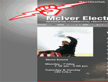Tablet Screenshot of mciverelectric.net